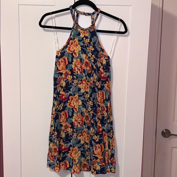 Summer Floral Dress Halter - Picture 1 of 4